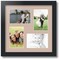 ArtToFrames Collage Photo Picture Frame with 4 - 4x6 inch Openings, Framed in Black with Over 62 Mat Color Options and Regular Glass (CSM-3926-178)
